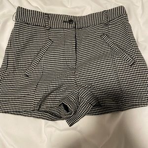 Checkered shorts